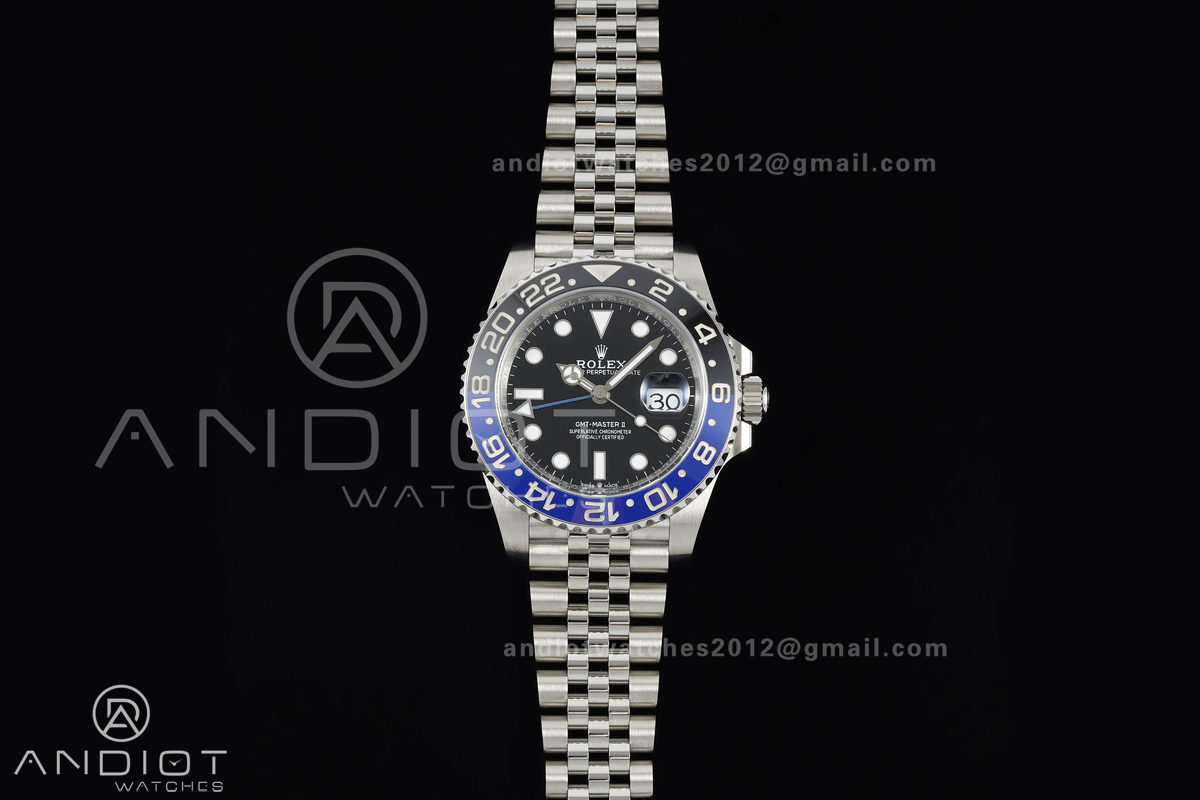 GMT-Master II 126710 BLNR 904L Steel ERF 1:1 Best Edition on Jubilee Bracelet JH3285 (Free Sprung)